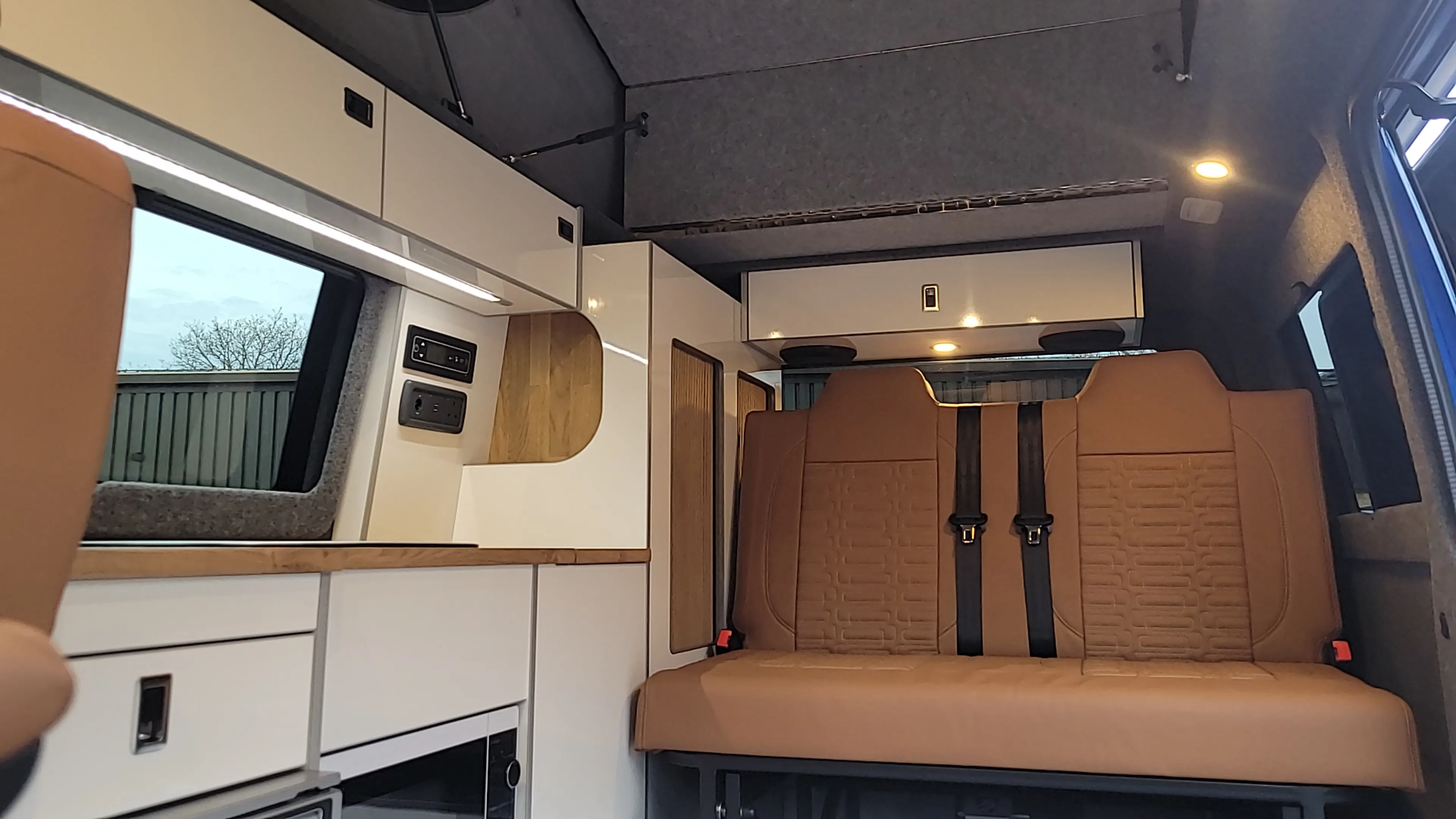 Campervan conversion interior